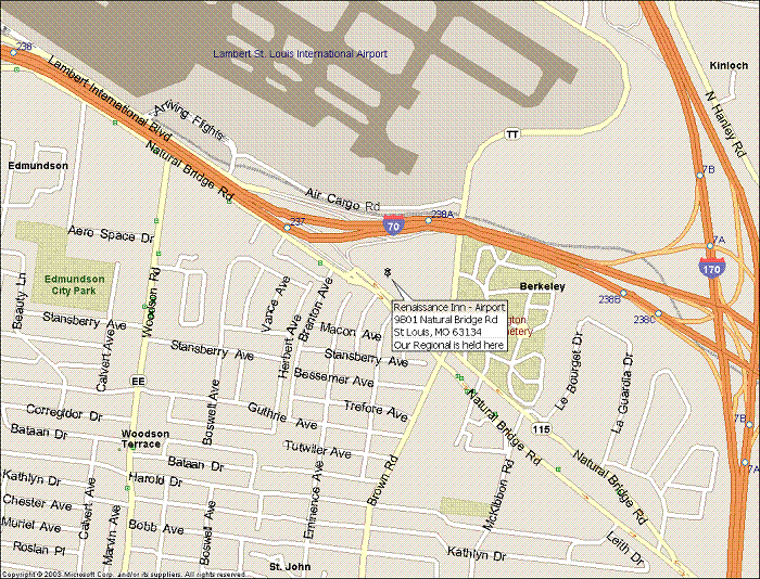Renaissance Inn Map